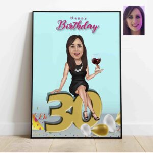 Birthday Caricature for Her