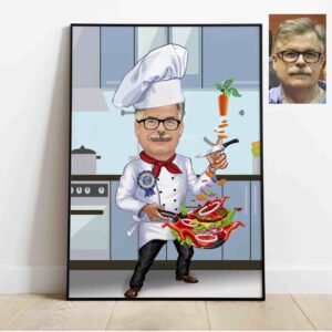 Chef Caricature from Photo