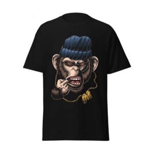 Monkey Gangster Head- Men’s T-Shirt