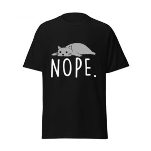 Nope..Lazy Cat – Men’s T-Shirt